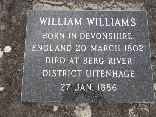 WILLIAMS William 1802-1886