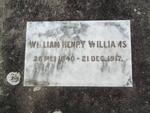 WILLIAMS William Henry 1840-1917