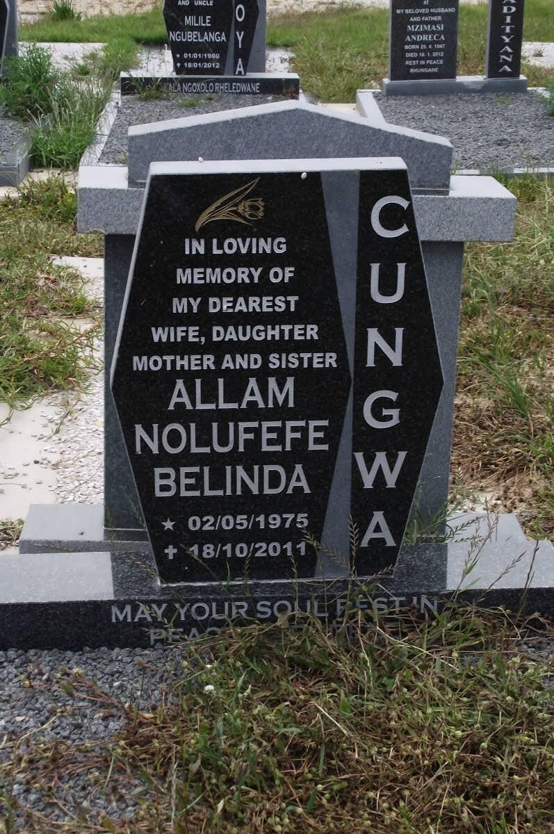 GUNGWA Allem Nolufefe Belinda 1975-2011