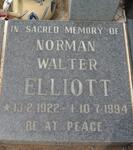 ELLIOTT Norman Walter 1922-1994