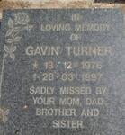 TURNER Gavin 1976-1997
