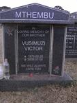 MTHEMBU Vusimuzi Victor 1970-2008