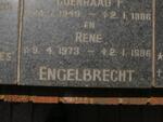 ENGELBRECHT Coenraadt F.1949-1986  :: ENGELBRECHT Rene 1973-1986