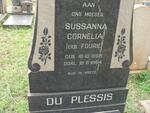 PLESSIS Sussanna Cornelia, du nee FOURIE 1869-1964