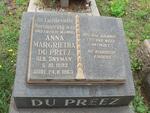 PREEZ Anna Margrietha, du nee SNYMAN 1893-1963