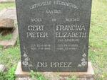 PREEZ Gert Pieter, du 1874-1955 & Francina Elizabeth LANDMAN 1900-1967