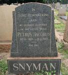 SNYMAN Petrus Jacobus 1903-1957