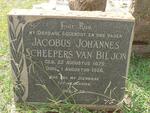 BILJON Jacobus Johannes Scheepers, van 1878-1956