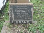 BRAND Christina F. 1872-1960