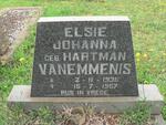 EMMENIS Elsie Johanna, van nee HARTMAN 1936-1957