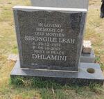 DHLAMINI Sibongile Leah 1957-2003