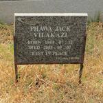 VILAKAZI Phawa Jack 1944-2003
