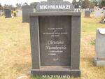 MKHWANAZI Christina Ntombenhle 1974-2002