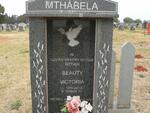 MTHABELA Beauty Victoria 1955-2009