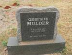 MULDER Grietjie 1917-2008