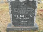 MTHABELA Ngangothi Lenah 1918-2003