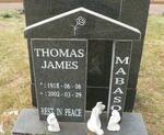 MABASO Thomas James 1918-2002