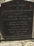 TOOKE Charles Marquard Hammond 1891-1962 & Anna Olivia Jane OFFICER 1897-1965