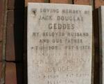 GEDDES Jack Douglas 1905-1972 & Irene Scrimgeour 1909-1996