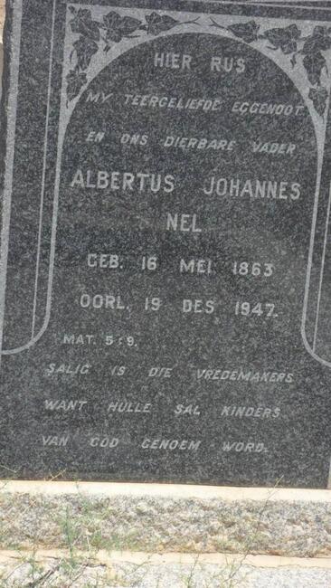 NEL Albertus Johannes 1863-1947