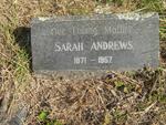 ANDREWS Sarah 1871-1957