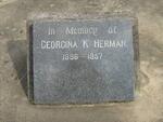 HERMAN Georgina K. 1896-1957