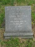 IRVINE Anna Bertha -1957