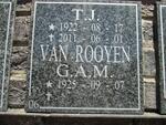 ROOYEN T.J., van 1922-2011 & G.A.M. 1925-