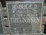 THEUNISSEN Hendrik F.D. 1924-2009