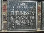 KLEYNSMITH Carel Theunissen 1968- & Emmarentia 1970-