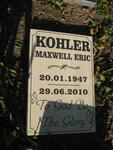 KOHLER Maxwell Eric 1947-2010
