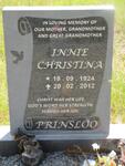 PRINSLOO Innie Christina 1924-2012
