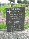HICKIE Brigid 1903-1999 :: KLEY Francina 1904-1999