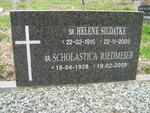SILDATKE Helene 1915-2005 :: RIEDMEIER Scholastica 1928-2009