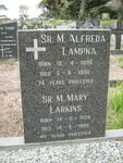 LAMPKA Alfreda 1895-1996 :: LARKINS Mary 1934-1996