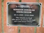 TAYLOR Winston Douglas, Davis 1939-2000