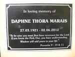 MARAIS Daphne Thora 1921-2012