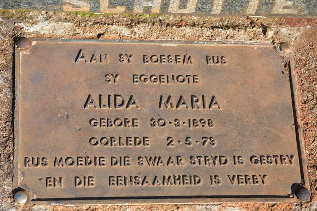 SCHUTTE Alida Maria 1898-1973
