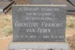 EEDEN Cornelius Francois, van 1924-1979