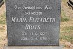 BRITS Maria Elizabeth 1912-1978