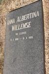WILLEMSE Anna Albertina nee DE CLERCQ 1908-1989