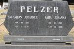 PELZER Zacharias Johannes 1911-1978 & Sara Johanna 1912-1996