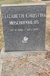 MOSCHOPOULOS Elizabeth Christina 1945-1977