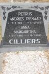 CILLIERS Petrus Andries 1917-1977 & Anna Margaretha 1913-1993