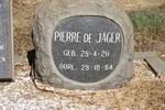 JAGER Pierre, de 1920-1984