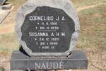 NAUDE Cornelius J.A. 1916-1976 & Susanna A.H.M. 1920-1990