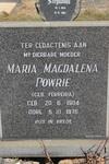 POWRIE Maria Magdalena nee FERREIRA 1904-1976