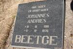 BEETGE Johannes Andries 1916-1976