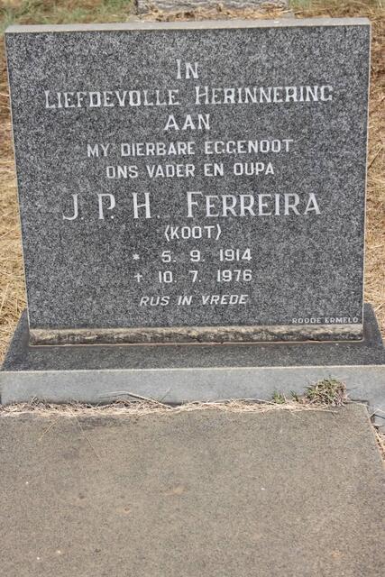FERREIRA J.P.H. 1914-1976