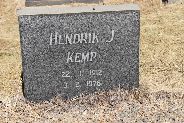 KEMP Hendrik J. 1912-1976